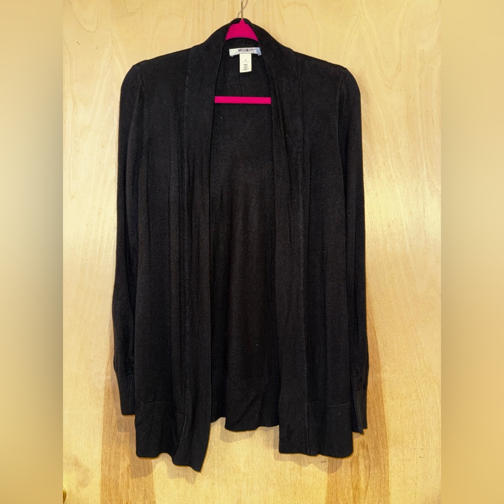 White House Black Market Black Cardigan